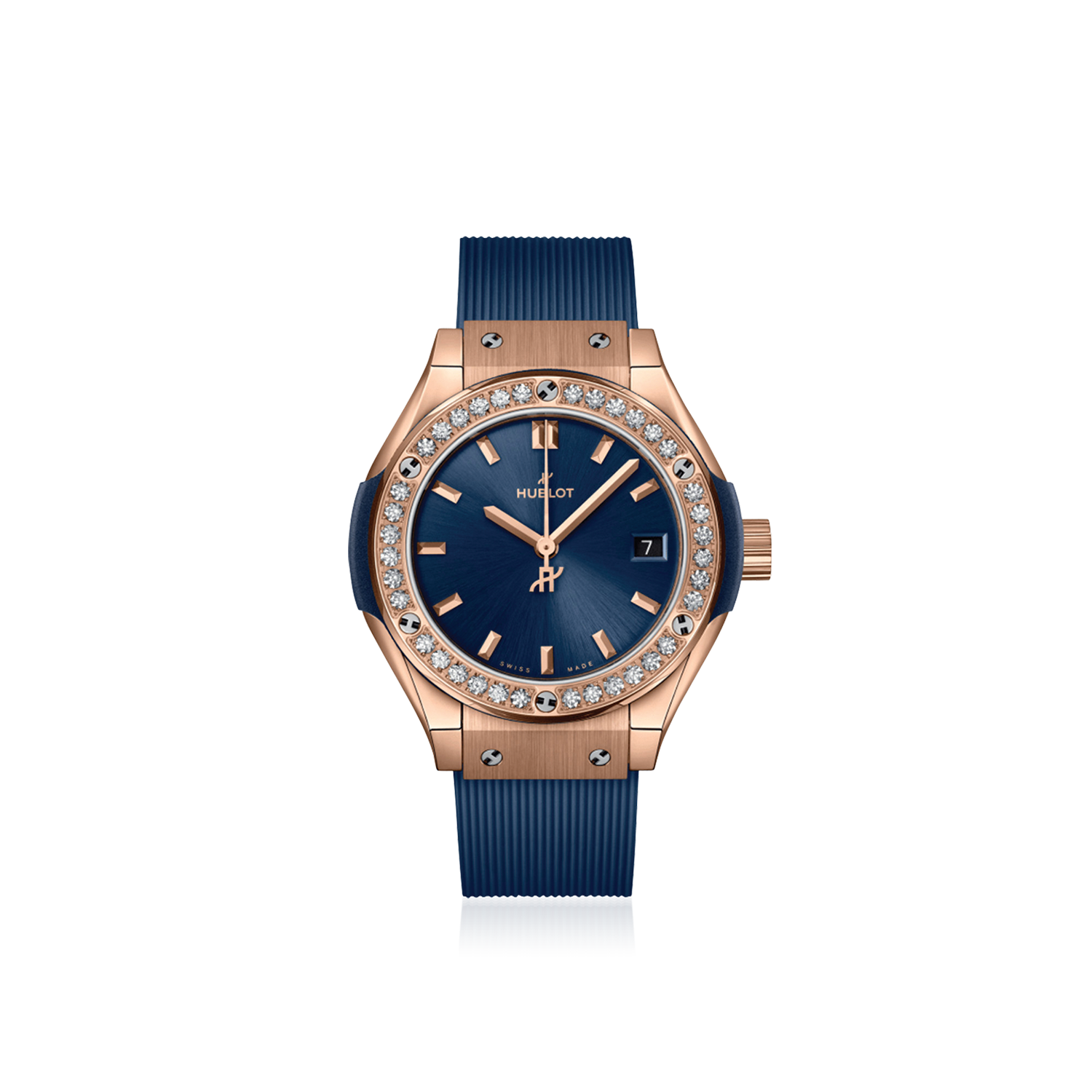 Classic Fusion King Gold Blue Diamonds