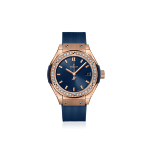 Classic Fusion King Gold Blue Diamonds