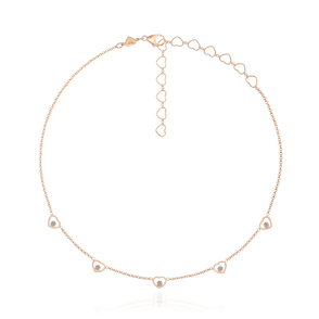My Happpy Hearts 5 Coeurs Necklace