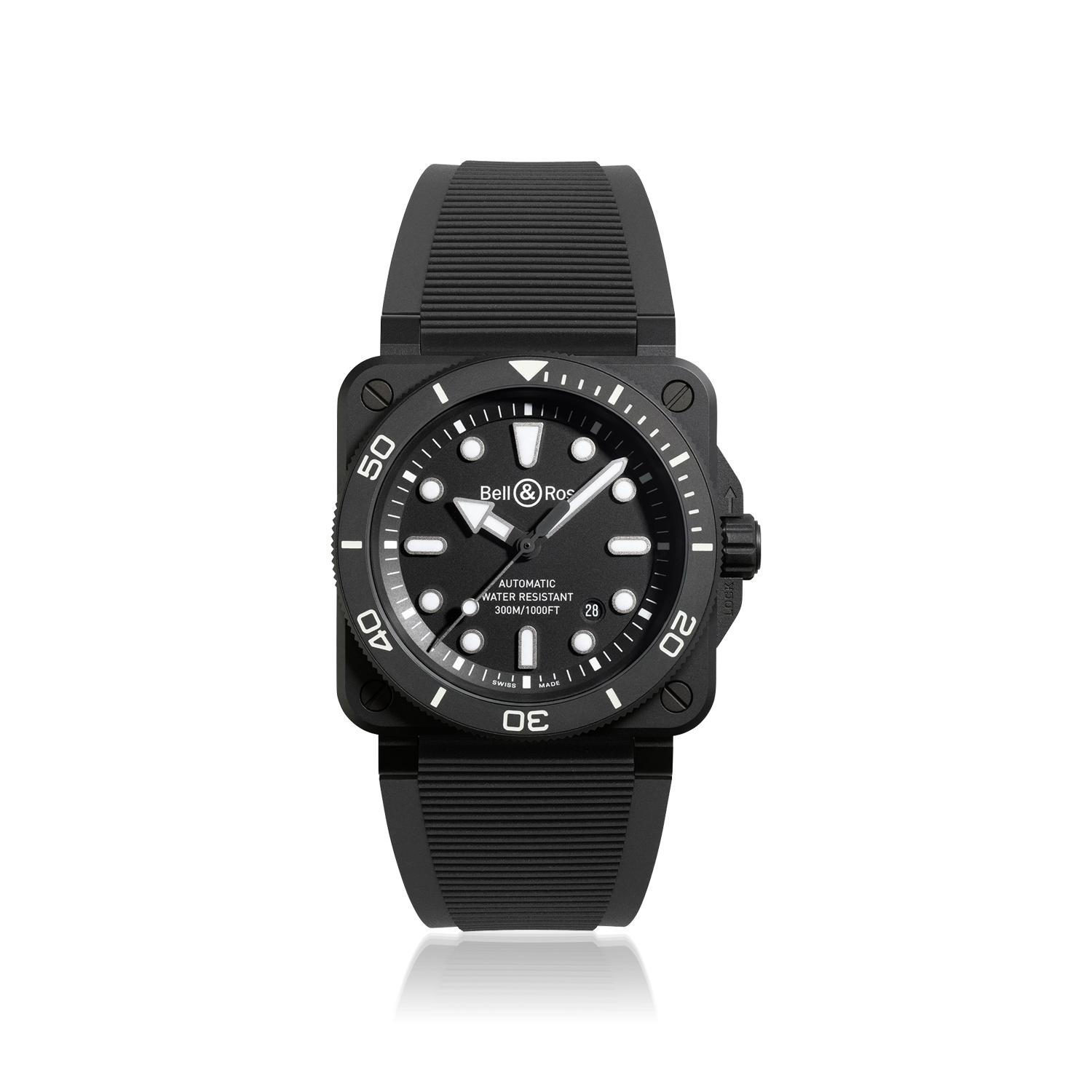 BR-03 Diver Black Matte Ceramic