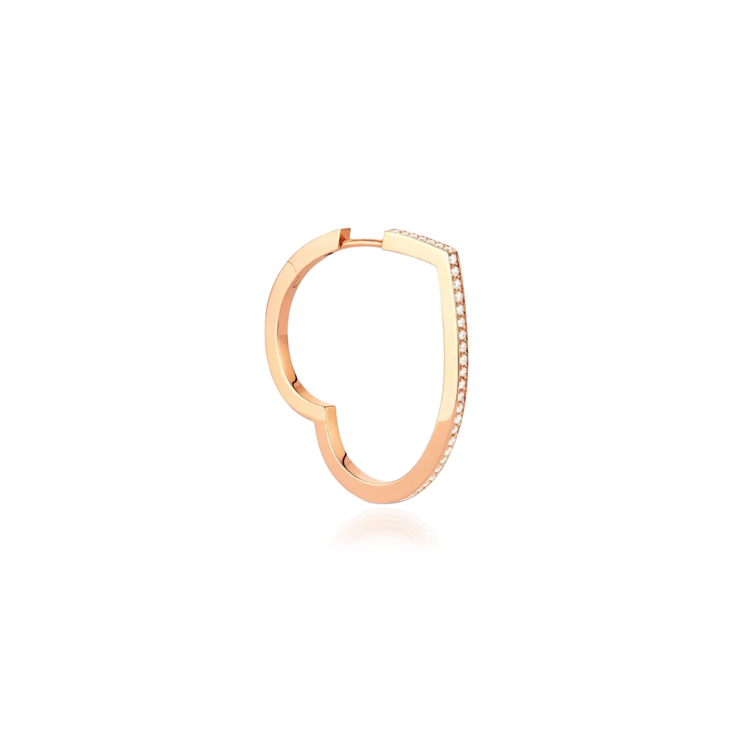 Antifer Heart Large Hoop Earring