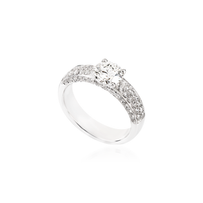 Unique Wide Pave Ring