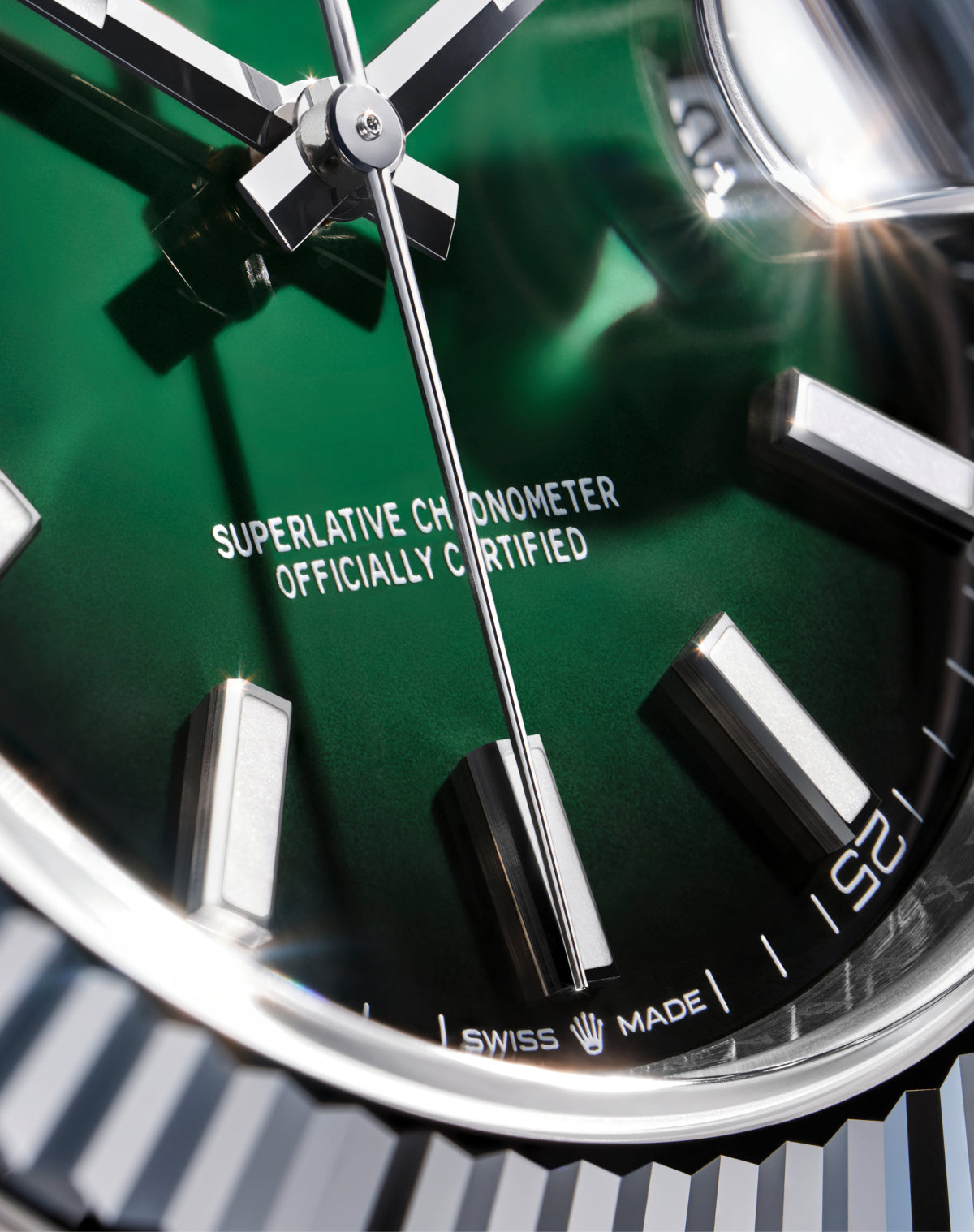 Green  ombré dial