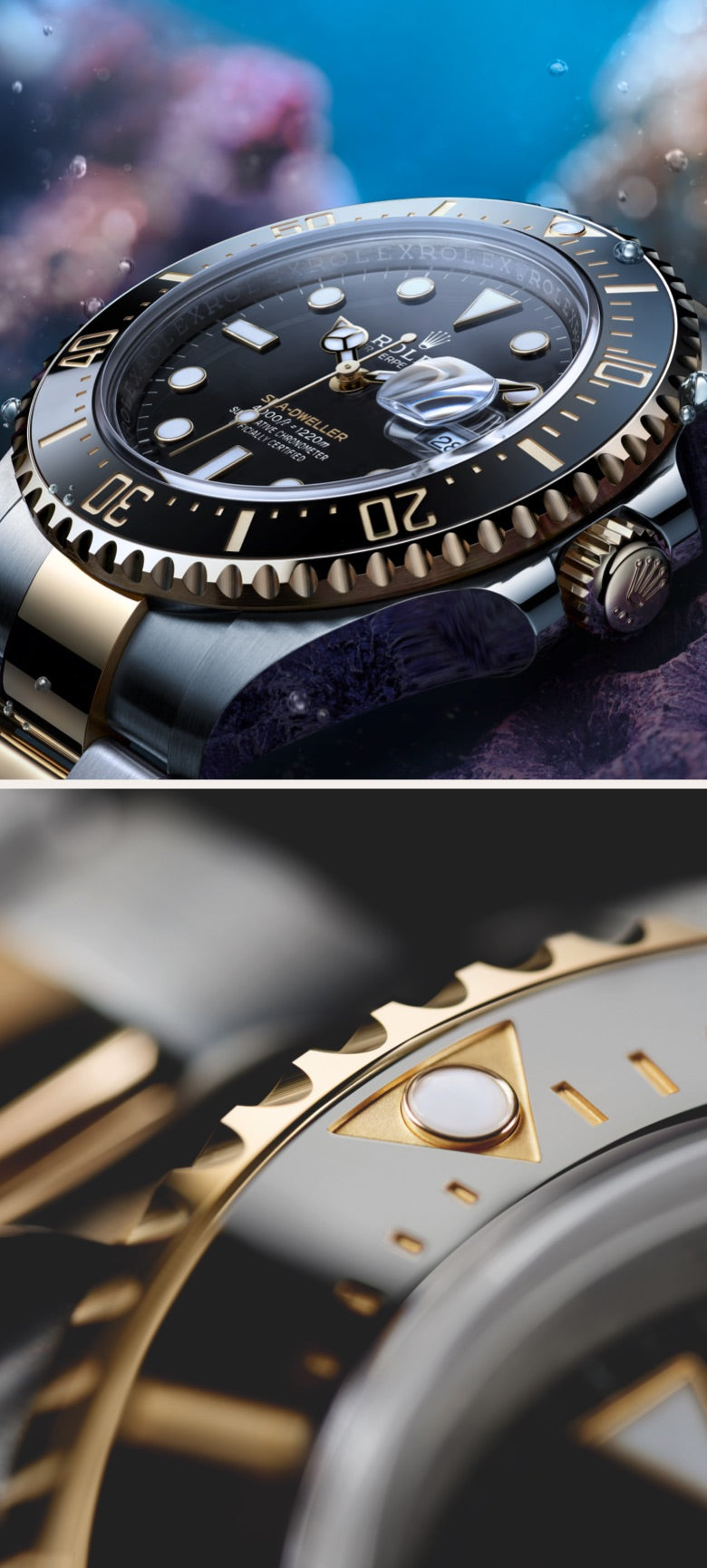 Triplock winding crown - Rolex Sea-Dweller