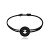 Pi Black & White cord bracelet
