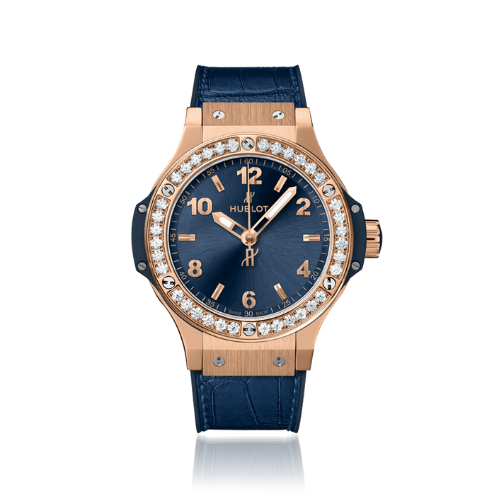 Hublot Big Bang Gold Blue Diamonds