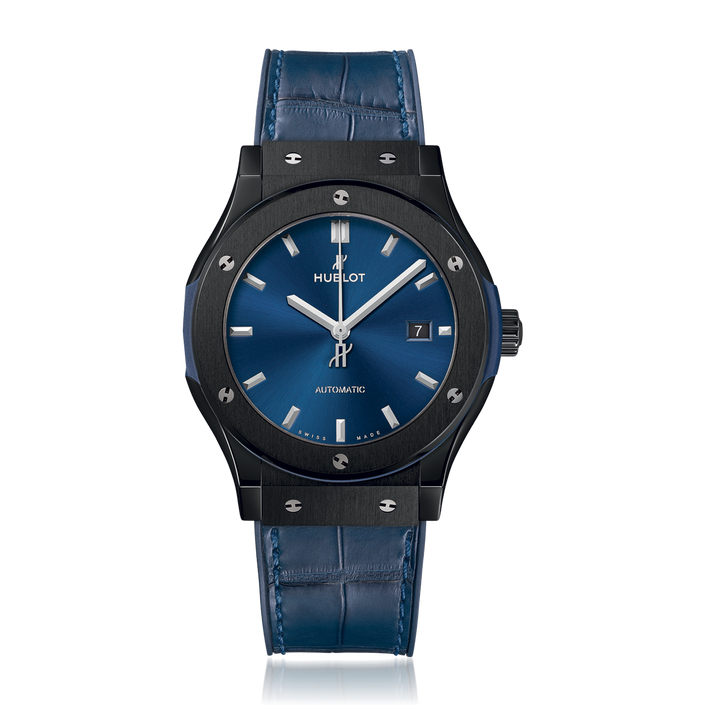Classic Fusion Ceramic Blue Watch