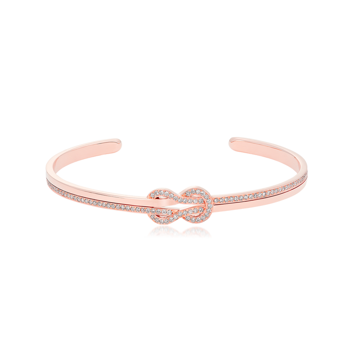 Fred 8º0 Medium Bracelet Pink Gold & Diamonds