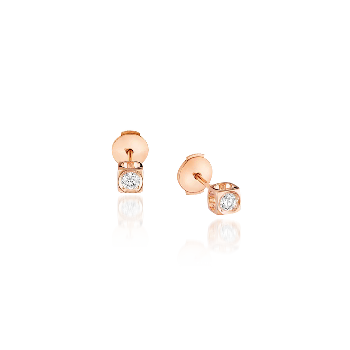 Dinh Van Le Cube Diamant Earrings