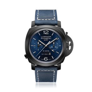 Luminor Chrono Monopulsante 8 Giorni GMT Blu Notte Watch